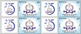 INDIA 2022  MY STAMP, 275 Years Maintainance Of Defence Accounts, Block Of 4 With Tabs, Limited Issue MNH (**) - Ungebraucht