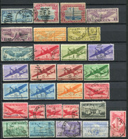 Etats Unis - 1926 -> 1953 - Lot Timbres Poste Aérienne Oblitérés Avec Quelques Répétitions - 1a. 1918-1940 Afgestempeld