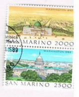 SAN MARINO - UN  1268.1269 - 1989 WORLD STAMP EXPO '89 (COMPLET SET OF 2 SE-TENANT)   - USED° - Gebruikt