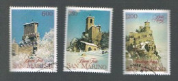 SAN MARINO - UN  1332.1333+A158 - 1991 NATALE      (COMPLET SET OF 3 )   - USED° - Oblitérés