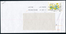 France-IDTimbres - Anthémis Du Teinturier - YT IDT 7 Sur Lettre Du 14-06-2011 - Cartas & Documentos