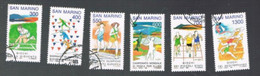 SAN MARINO - UN  1366.1371 - 1993 AVVENIMENTI SPORTIVI      (COMPLET SET OF 6)   - USED° - Usati