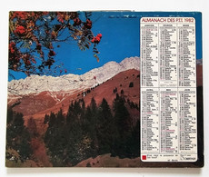 Calendrier La Poste - Almanach PTT 1982 - Seine Maritime - Groot Formaat: 1981-90