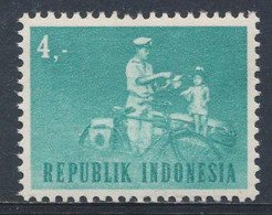 Indonesia Indonesie 1964 Mi 438 Sc 630 SG 1002  * MH  Cycle Postman / Fahrrad Postbote - Poste