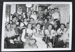 Fasching 1955/ Gruppenbild Evt Schweiz/ Fotokarte - Carnaval