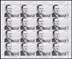 J.D.PERON-2020-ARGENTINA-ESPAÑA JOINT ISSUE-FULL SHEET OF 16 STAMPS-MNH- - Ungebraucht