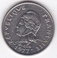 Nouvelle-Calédonie. 10 Francs 1977 . En Nickel - Nouvelle-Calédonie