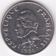 Nouvelle-Calédonie . 50 Francs 1991. En Nickel - Nuova Caledonia