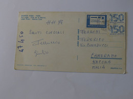 ARGENTINA POSTCARD TO ITALY 1978 - Used Stamps