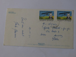 ARGENTINA POSTCARD TO ITALY 1971 - Used Stamps