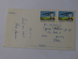 ARGENTINA POSTCARD TO ITALY 1971 - Gebraucht