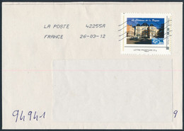 France-IDTimbres - Marseille 11e Et 12e Arrt. Le Château De La Buzine - YT IDT 7 Sur Lettre Du 26-03-2012 - Cartas & Documentos