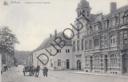 Postkaarte/Carte Postale - Dolhain - L' Eglise Et L'Ecole Moyenne (C2812) - Limburg
