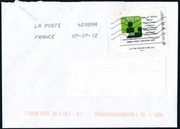 France-IDTimbres - Visite Des Malades Dans Les Etablissements Hospitaliers - YT IDT 7 Sur Lettre Du 07-07-2012 - Storia Postale