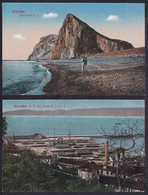 NICE LOT OF 7 CPA * GIBRALTAR * - HAND COLORED - SUPERB VIRGIN CARDS - édit. Cumbo Gibraltar - Gibraltar