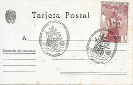 Cantabria " V Centº Descubrimiento De América " 1990 Matasellos Sobre Tarjeta Postal. Santander. - Autres & Non Classés