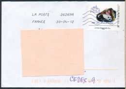 France-IDTimbres - Fondation Brigitte Bardot - YT IDT 7 Sur Lettre Du 30-04-2012 - Cartas & Documentos