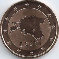 Estland  2022   5 Cent  Deze Zeer Zeldzame UNC Munt Komt Uit De BU Set    UNC Du Coffret  !!!!! - Estonia
