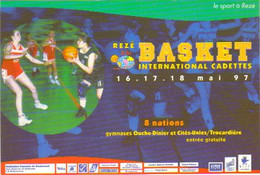 Carte Postale "Cart'Com" Série "Spectacle" - Rezé Basket International Cadettes - Basket-ball