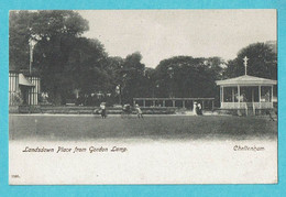 * Cheltenham (Gloucestershire - England) * (nr 1351) Landsdown Place From Gordon Lamp, Kiosque, Kiosk, Parc, Old - Cheltenham