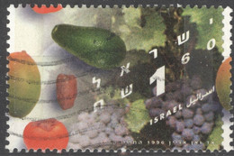 ISRAEL - Fruits : Fruits Pour L'exportation (kakis,mangues, Avocats Et Raisin) - Used Stamps (without Tabs)