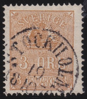 Sweden   .    Y&T   .    12        .     O   .     Cancelled - Used Stamps
