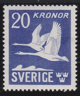 Sweden   .    Y&T   .    Airmail  7       .      *     .   Mint-hinged - Ungebraucht