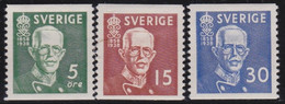 Sweden   .    Y&T   .      254/257   .     *     .     Mint-hinged - Unused Stamps