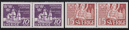 Sweden   .    Y&T   .       307b/308b      .     *     .     Mint-hinged - Unused Stamps