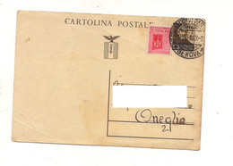 1303 RSI MAZZINI Intero Postale 30c + 20c 1944 Repubblica Sociale Italianapieghine - Stamped Stationery