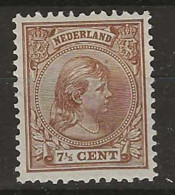 1891 MH/* Nederland NVPH 36 - Neufs