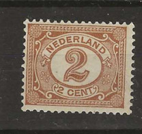 1899 MH/* Nederland NVPH 54 - Ungebraucht