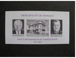 Monaco:  TB BF N° 39a, Neuf XX . - Blocs