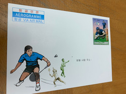 Korea Stamp Entire Aerogramme  Ruby Badminton Is - Bádminton