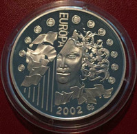 France, 1,5 Euro 2002 - Silver Proof - 100 Francs