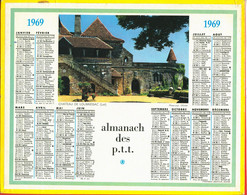 034 - ALMANACH DES P.T.T  1969 - Grand Format : 1961-70