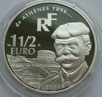 France, 1,5 Euro 2003 - Silver Proof - 100 Francs