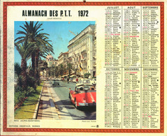 038 - ALMANACH DES P.T.T  1972 - Big : 1971-80