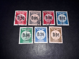 06AL03 ISRAELE 7 VALORI "O" - Used Stamps (without Tabs)