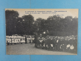 Laeken 75e Anniversaire De L'Indépendance Nationale Fêtes Patriotiques Du 16 Juillet 1905 Exécution De La Cantate - Laeken