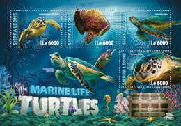 2016 SIERRA LEONE MNH  TURTLES |  Yvert&Tellier Code: 5817-5820  |  Michel Code: 7043-7046  |  Scott Code: 3683 - Sierra Leone (1961-...)