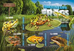 2016 SIERRA LEONE MNH  FROGS  |  Yvert&Tellier Code: 5833-5836  |  Michel Code: 7033-7036  |  Scott Code: 3680 - Sierra Leone (1961-...)