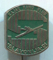 Rowing Kayak Canoe - Club Slavonija DI Slavonski Brod Croatia, Vintage Pin Badge Abzeichen - Aviron