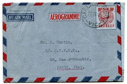 AEROGRAMME De CARLTON Pour PARIS Du 10/10/1955  Paypal Not Accept - Luchtpostbladen