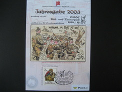 ÖSTERREICH - VÖPh Jahresgabe 2003 Mit Marke Caritas ANK 2409 - Cartas & Documentos