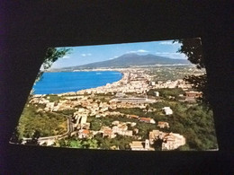 CASTELLAMMARE DI STABIA PANORAMA  CON IL VESUVIO  NAPOLI PIEGA - Castellammare Di Stabia