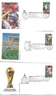 USA-1994- FDC- Coupe Du Monde USA 94- ( 3 Env.) - 1991-2000