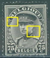 BELGIUM - 1934 - MH/* - POINT BLANC DERRIERE LA NUQUE - COB 384 Luppi V28 - Lot 25574 - Sonstige & Ohne Zuordnung