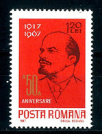 ROMANIA 1967**  - Lenin - 1 Val. MNH. - Lenin