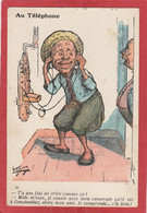 Illustrateur Chagny - Au Téléphone - Chagny
